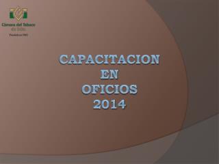 CAPACITACION EN OFICIOS 2014