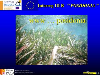 Interreg III B   ’’ POSIDONIA  ’’