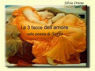 Le 3 facce dell’amore nelle poesie di Saffo