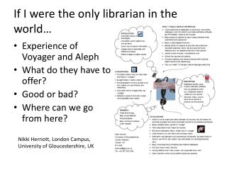 If I were the only librarian in the world…