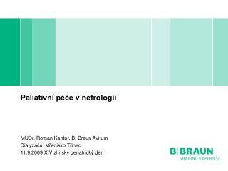 Paliativní péče v nefrologii