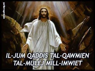 IL-JUM QADDIS TAL-QAWMIEN TAL-MULEJ MILL-IMWIET