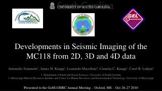 Developments in Seismic Imaging of the MC118 from 2D, 3D and 4D data