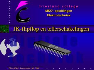 JK-flipflop en tellerschakelingen