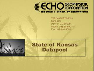 State of Kansas Datapool