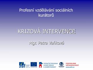 KRIZOVÁ INTERVENCE