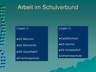 Arbeit im Schulverbund