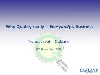 Why Quality really is Everybody’s Business