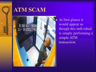 ATM SCAM