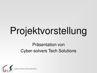 Projektvorstellung