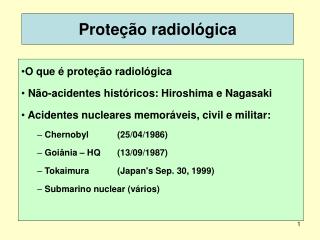 Proteção radiológica