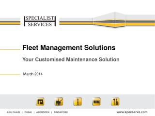 Fleet Management Solutions