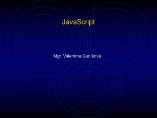 JavaScript