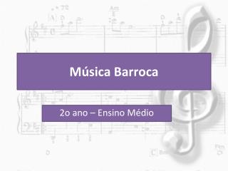 Música Barroca