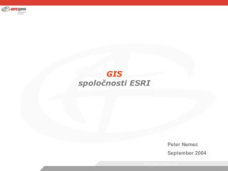 GIS spoločnosti ESRI