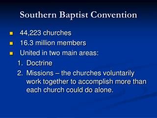 Southern Baptist Convention