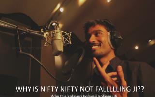 WHY IS NIFTY NIFTY NOT FALLLLLING JI??