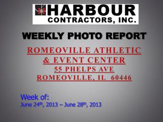 ROMEOVILLE ATHLETIC &amp; EVENT CENTER 55 Phelps ave Romeoville, il 60446