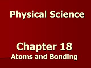 Physical Science