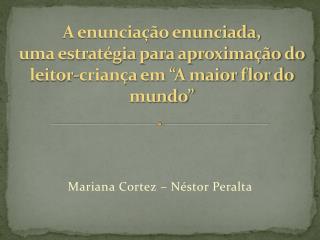 Mariana Cortez – Néstor Peralta