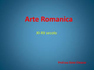 Arte Romanica