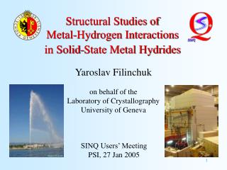 Structural Studies of Metal-Hydrogen Interactions in Solid-State Metal Hydrides