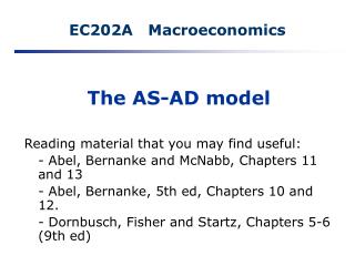 EC202A Macroeconomics