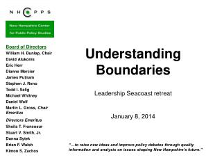 Understanding Boundaries