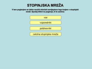 STOPINJSKA MREŽA