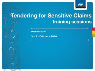 Tendering for Sensitive Claims training sessions