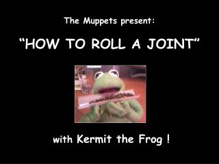 The Muppets present: “HOW TO ROLL A JOINT”