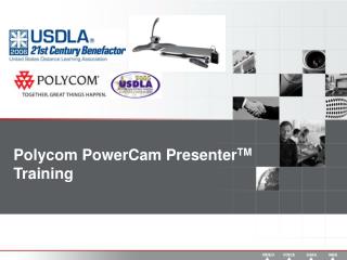 Polycom PowerCam Presenter TM Training