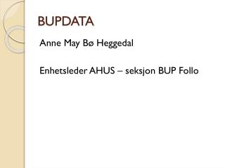 BUPDATA