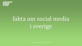 fakta om social media i sverige