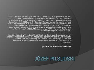 Józef Piłsudski