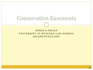 Conservation Easements