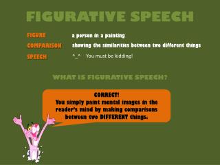 FIGURATIVE SPEECH