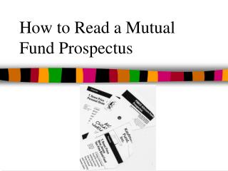 How to Read a Mutual Fund Prospectus