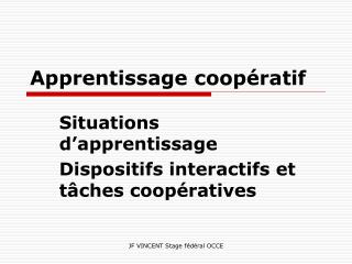 Apprentissage coopératif