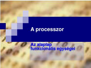 A processzor