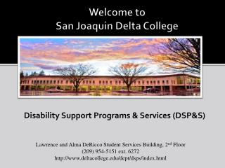 Welcome to San Joaquin Delta College