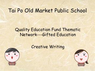 Tai Po Old Market Public School