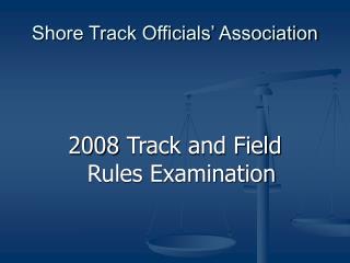 Shore Track Officials’ Association