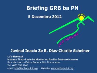 Briefing GRB ba PN