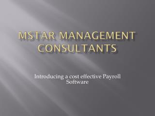 Mstar management consultants