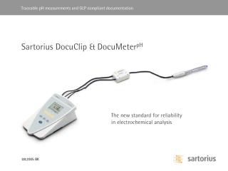 Sartorius DocuClip &amp; DocuMeter pH