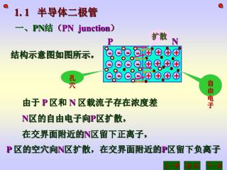 一、 PN 结 （ PN junction ）