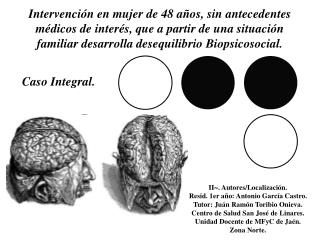 II  . Autores/Localización. Resid. 1er año: Antonio García Castro.