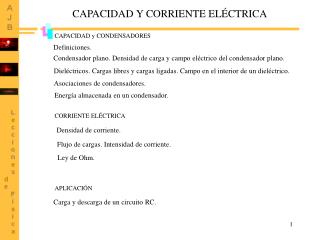 CAPACIDAD y CONDENSADORES