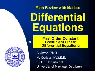 Differential Equations